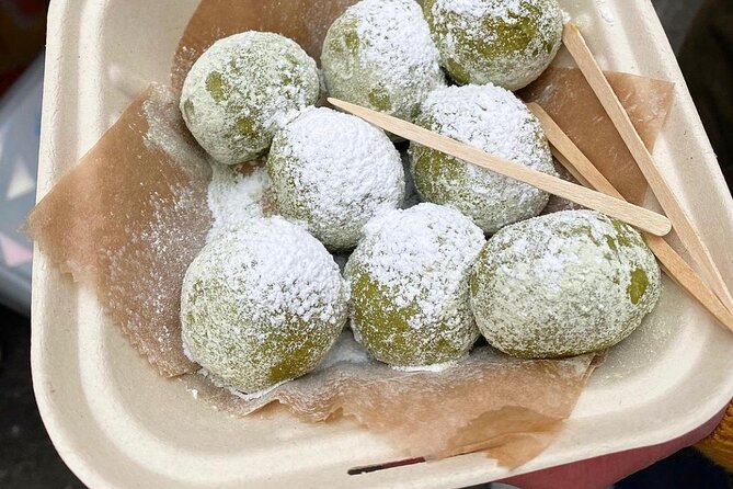 #1 Rated NYC Chinatown Food and History Walking Tour with FNYT - A mochi doughnut at Alimama Tea