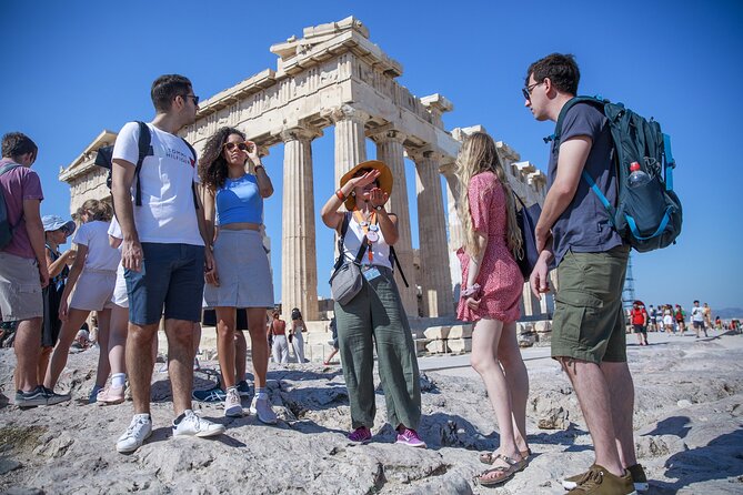 Acropolis Walking Tour, Including Syntagma Square & City Center - Entering the Acropolis from the south
