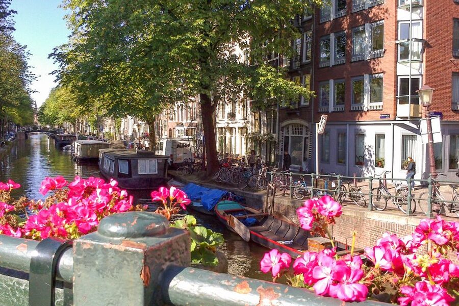 Amsterdam Walking Tour and Canal Cruise - West Church and the Anne Frank House area