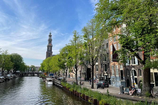 Anne Frank's Last Walk & See Anne Frank House in Virtual Reality - Westerkerk and the view toward the old house entrance