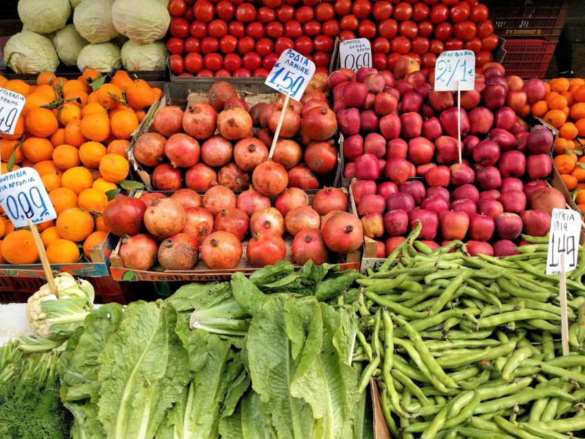 Athens: Authentic Greek Food Walking Tour - Monastiraki and Athinas: familiar Greek foods with context