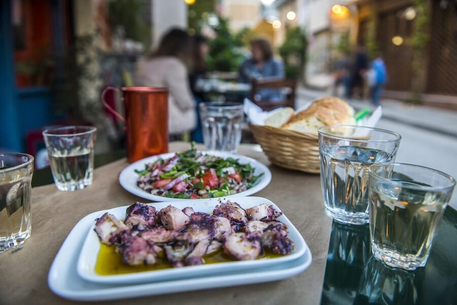 Athens: Greek Food Discovery Small Group Walking Tour - Monastiraki is where the tasting menu grows