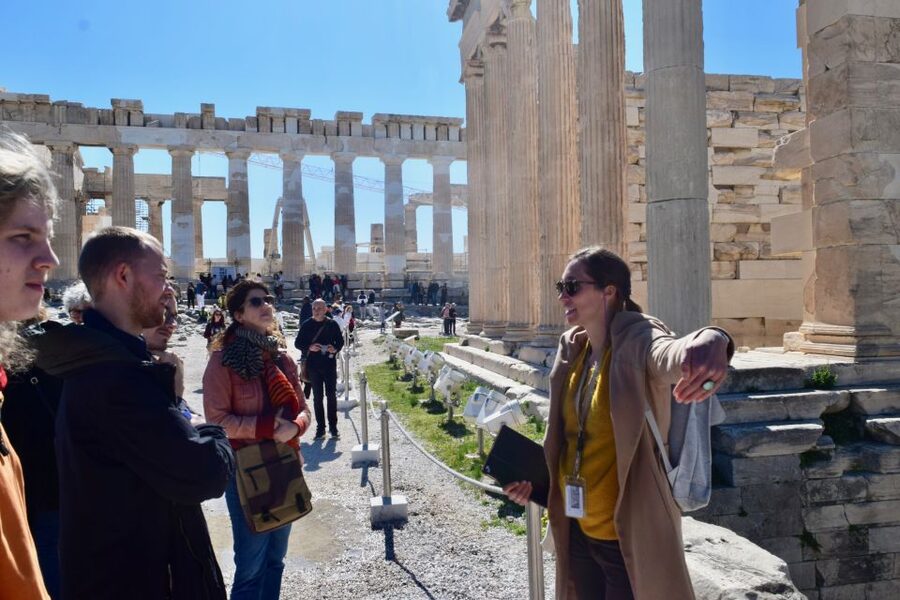 Athens: The Acropolis Guided Walking Tour in German - The Temple of Athena Nike