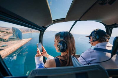Helicopter Flight, Boat Ride, and Walking Tour