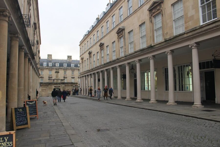 Bath: Bridgerton Filming Locations Walking Tour with Music - The Featherington house and Lady Danbury’s mansion