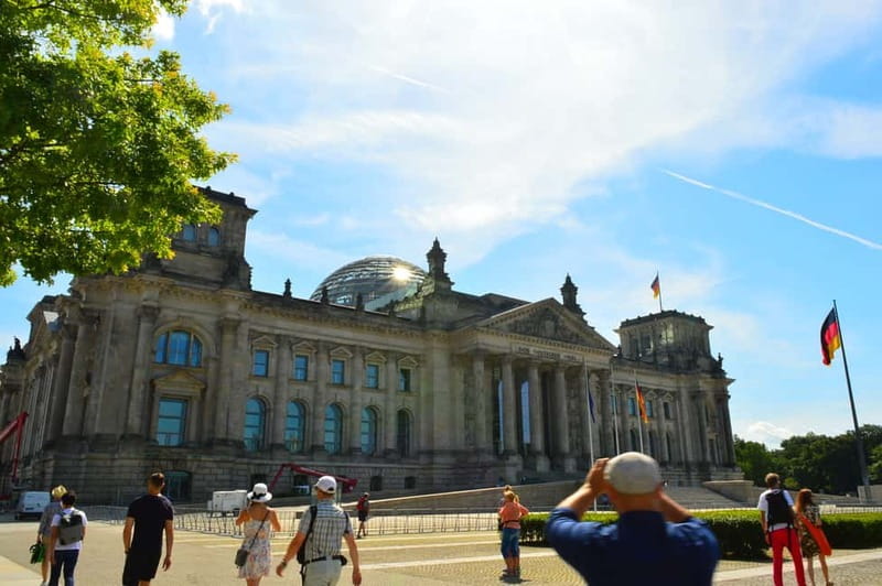 Berlin: Third Reich, Hitler, and WWII Walking Tour - Standing above Hitler’s Führer Bunker