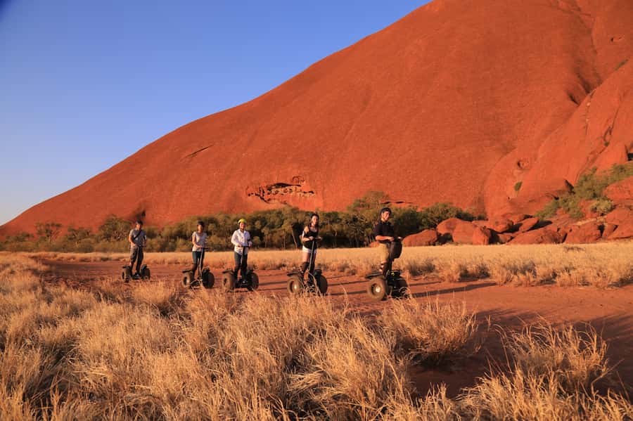 Best of Uluru - Segway and Walking Tour - Cruising along Uluru’s base