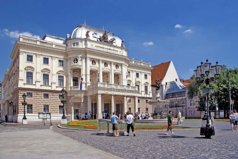 Bratislava: 1-Hour Small Group Walking Tour - Opera House and Reduta: the route begins with culture