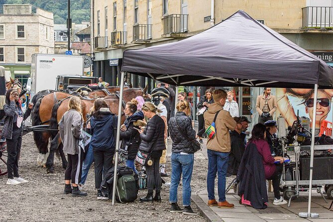 Bridgerton Walking Tour of Filming Locations & Storylines - Bath - Paul Elliott’s presentation style
