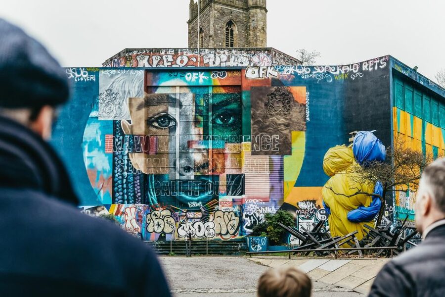 Bristol: Blackbeard to Banksy Guided Walking Tour - Castle Park and the traces of wartime Bristol