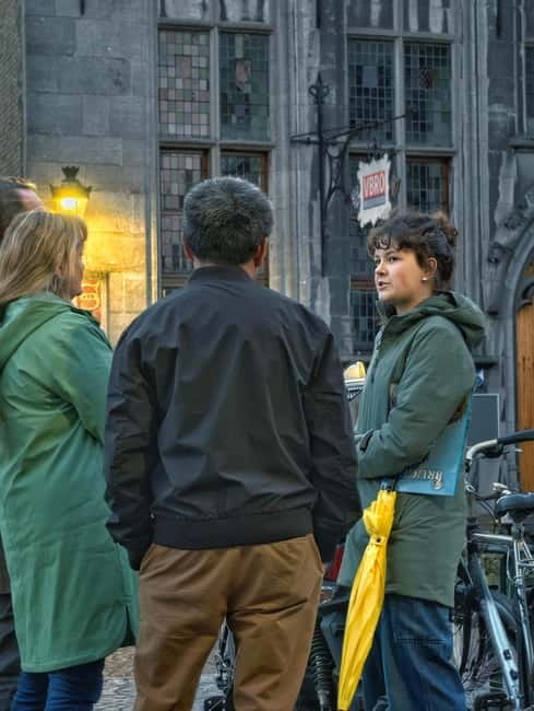 Bruges: Nightly Tales and Untold History Walking Tour - Potterierei and the quiet canals