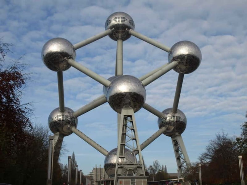 Brussels Highlights: Walking & Bus Tour with Waffle Tasting - The Atomium photo stop