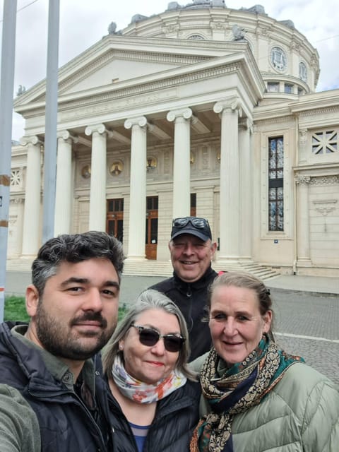 Bucharest: Guided Walking Tour with Romanian Snack - Carol I and the Romanian Athenaeum finish
