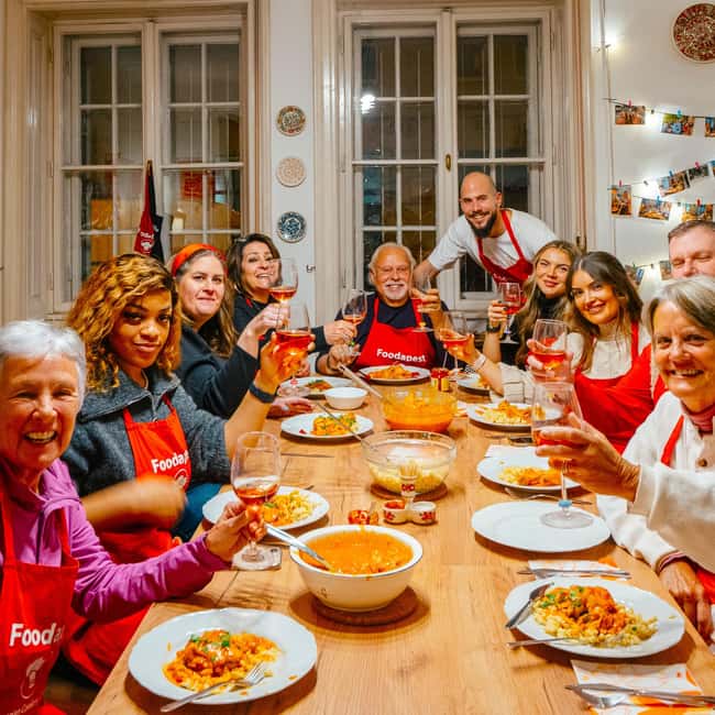 Budapest: Hungarian Cooking Class and Market Walk - Walking to a local apartment kitchen