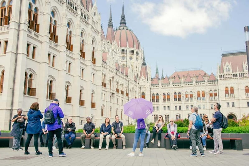 Budapest: Walking Tour to the Shoes Memorial and Parliament - St. Stephen’s Basilica sets the scene
