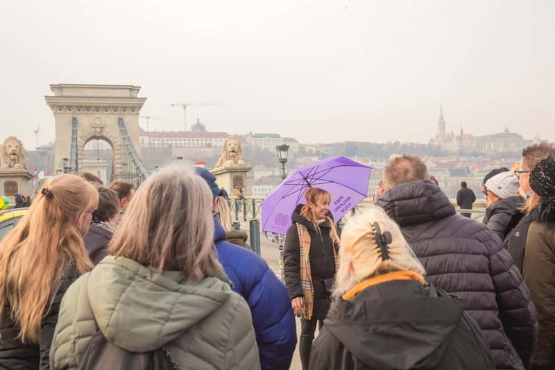 Budapest: Walking Tour to the Shoes Memorial and Parliament - Chain Bridge gives you the big Budapest view