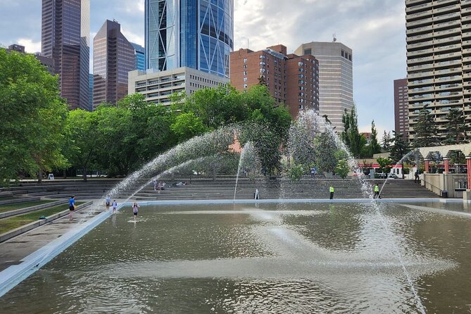 Calgary City Highlights 3 Hour Walking Tour | Gratuity-Based - Calgary Tower and Stephen Avenue set the scene