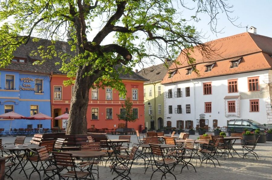 City Tour Sighisoara Legends & Landmarks A Walk Through Time - The Citadel’s Market Place and painted burgher houses