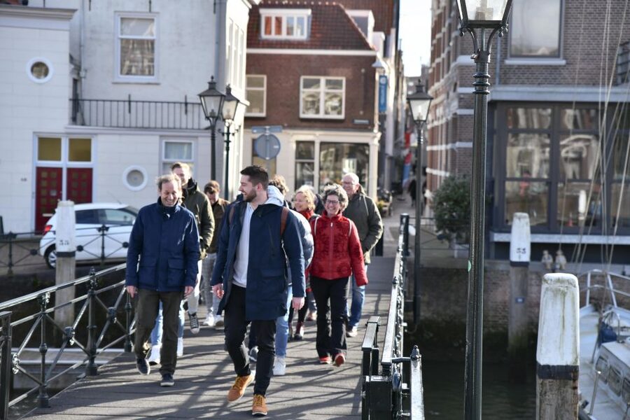 Dordrecht: Highlights and Hidden Gems Walking Tour - Slowing down beside the harbor