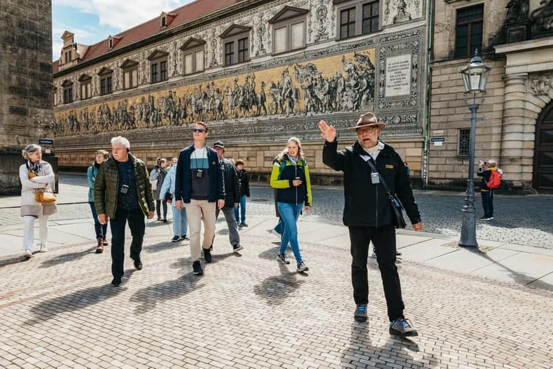 Dresden: Guided Walking Tour and Chocolate Museum Ticket - Augustus Bridge and the finish near Frauenkirche