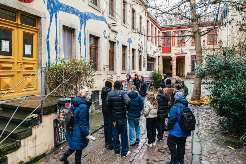 Dresden: Neustadt District Street Art Guided Walking Tour - Starting at Albertplatz or Pfunds Molkerei
