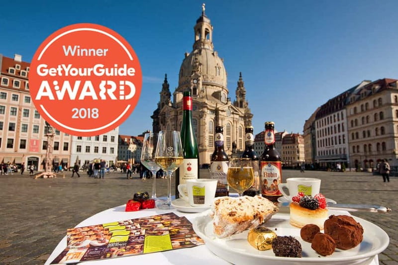 Dresden: Taste of Dresden Food Walk - Six tastings, with wine, beer, cake, chocolate, and coffee