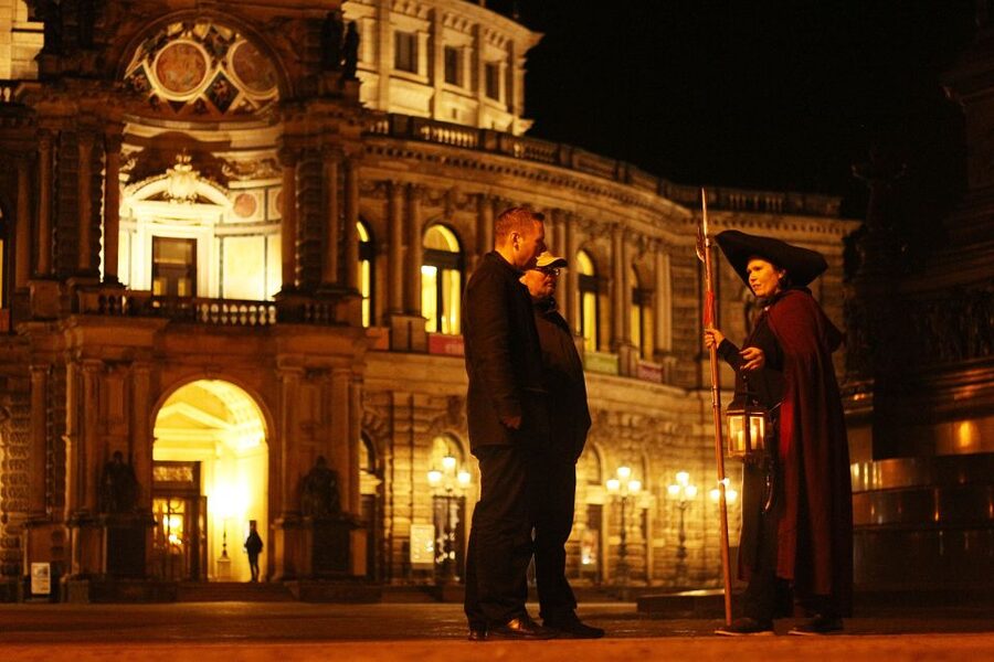 Dresden: Walking Tour with a Night Watchman including a Meal - Key points at a glance