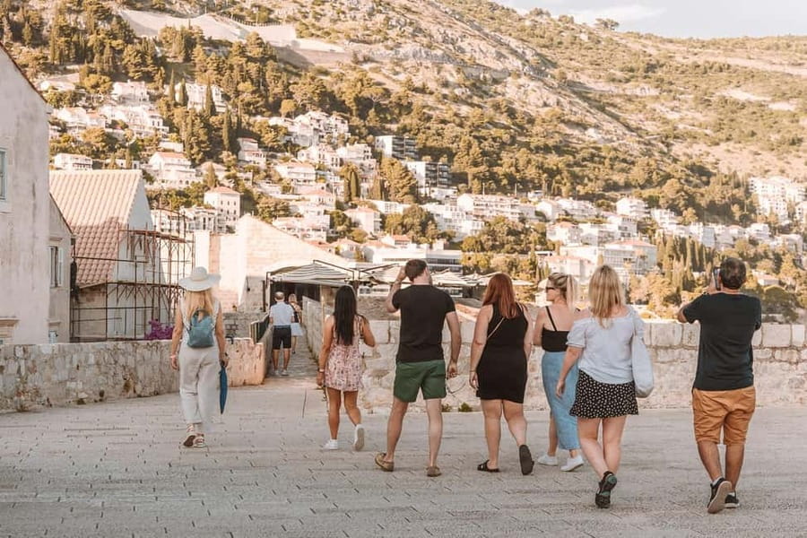 Dubrovnik: City Walls Early Morning or Sunset Walking Tour - Pile Gate and Stradun set the scene