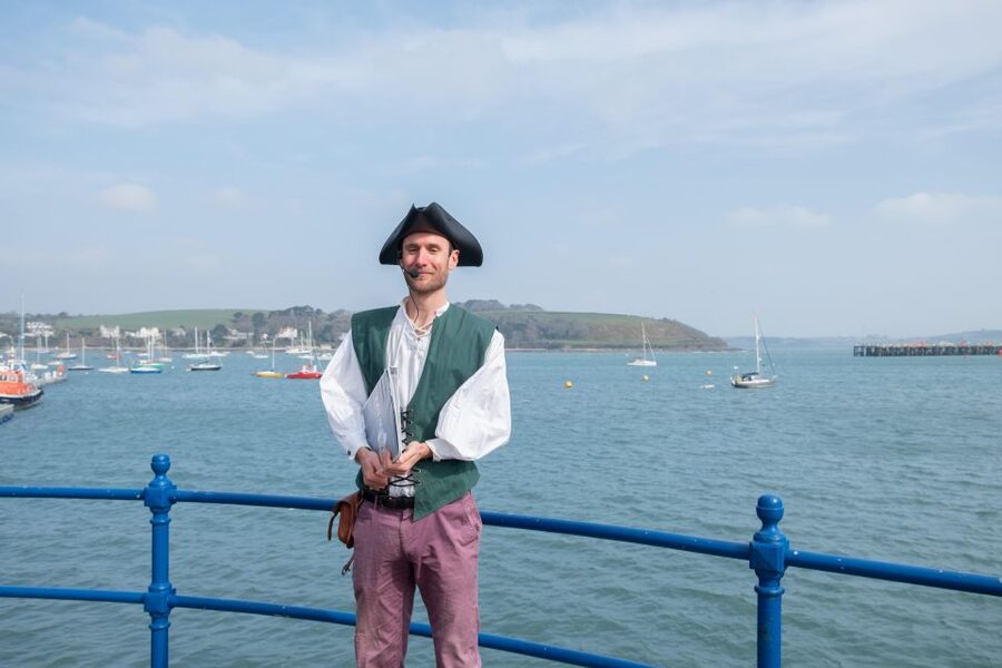 Falmouth: Vibrant Historical Walking Tour (award-winning) - Accordion music on the route