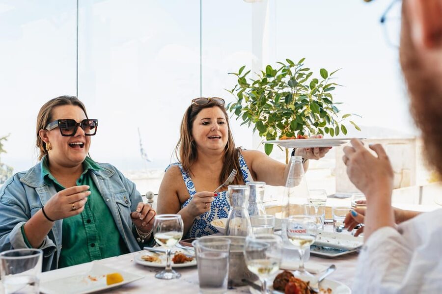 Fira: Guided Foodie Walking Tour with Tastings - Olive oil and honey with practical tasting advice