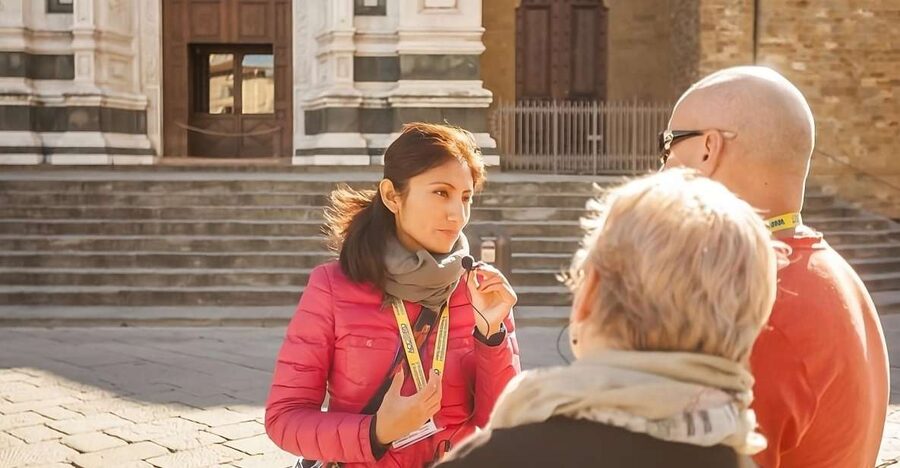 Florence: 2.5 hour Audio Guided Walking Tour led by Host - Piazza del Duomo and the Route Through the Center
