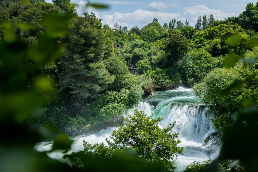 From Split: Krka Waterfalls Cruise & Trogir Walking Tour - Skradin: an easygoing final stop