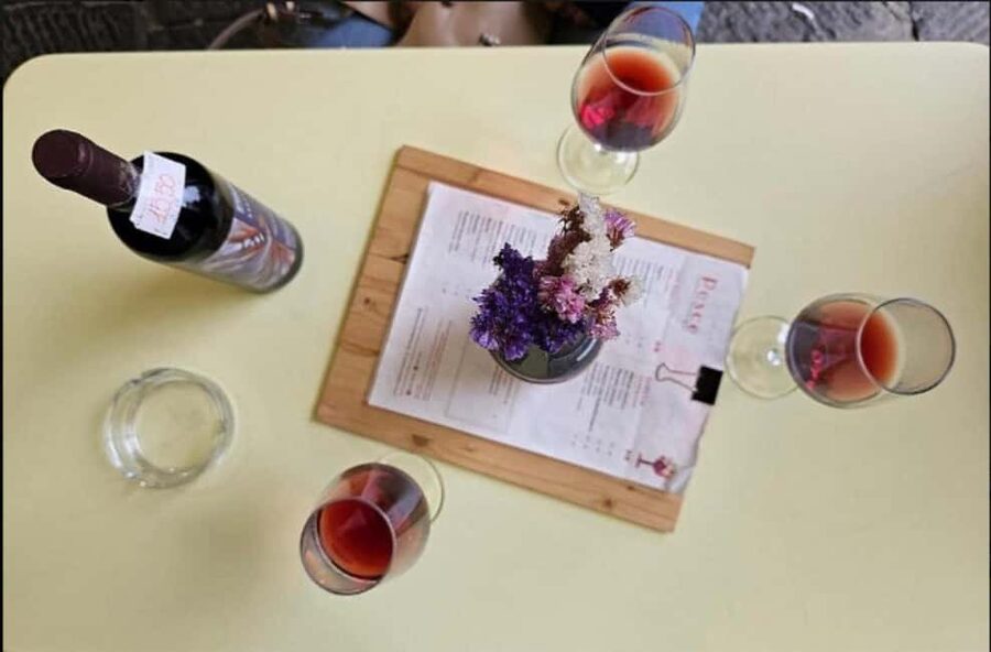 Genoa: Food and Wine Tasting Walking Tour - Two Ligurian wines at a local bar