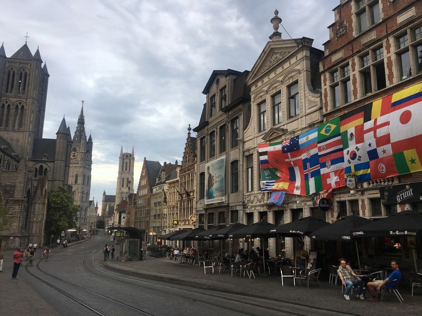 Ghent: Guided Walking Tour and Canal Boat Trip - Ghent’s three towers set the scene