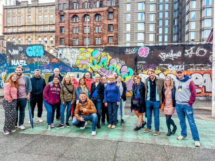 Glasgow: Street Art Guided Walking Tour - Wind Power and the first major murals