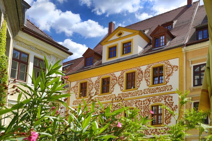 Görlitz: Old Town Guided Walking Tour - Sandstone Bible scenes at the Biblische Haus