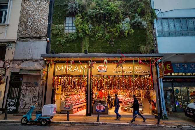 Greek Food Walking Tour in Athens - Meze, wine, and a full table of Greek food