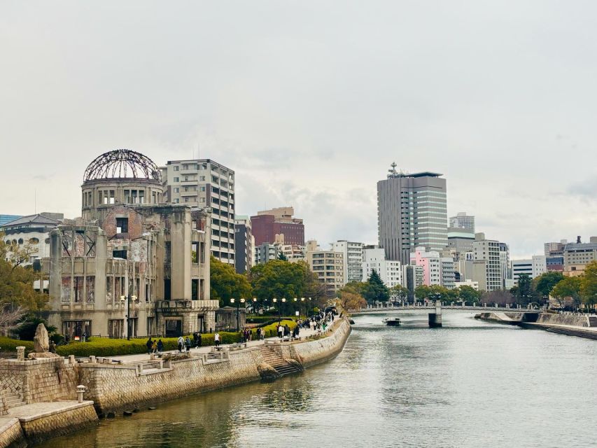 Hiroshima: History of Hiroshima Group Walking Tour - Prayer Fountain and the open spaces of the park