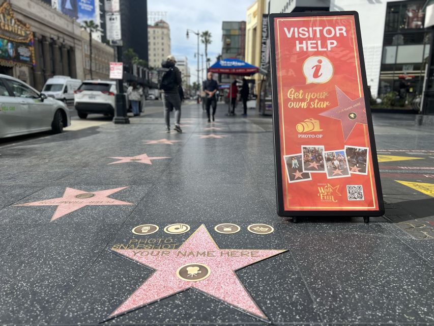 Hollywood: Make Your Own Star Walk of Fame Photo Experience - Building a star with gold letters