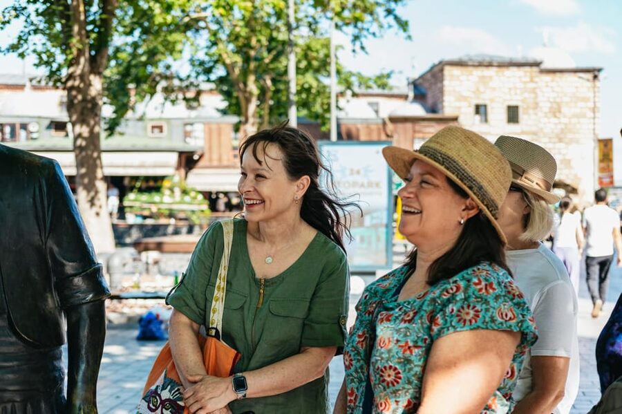 Istanbul: European and Asian Side Guided Foodie Walking Tour - The walking, weather, and meeting-point details