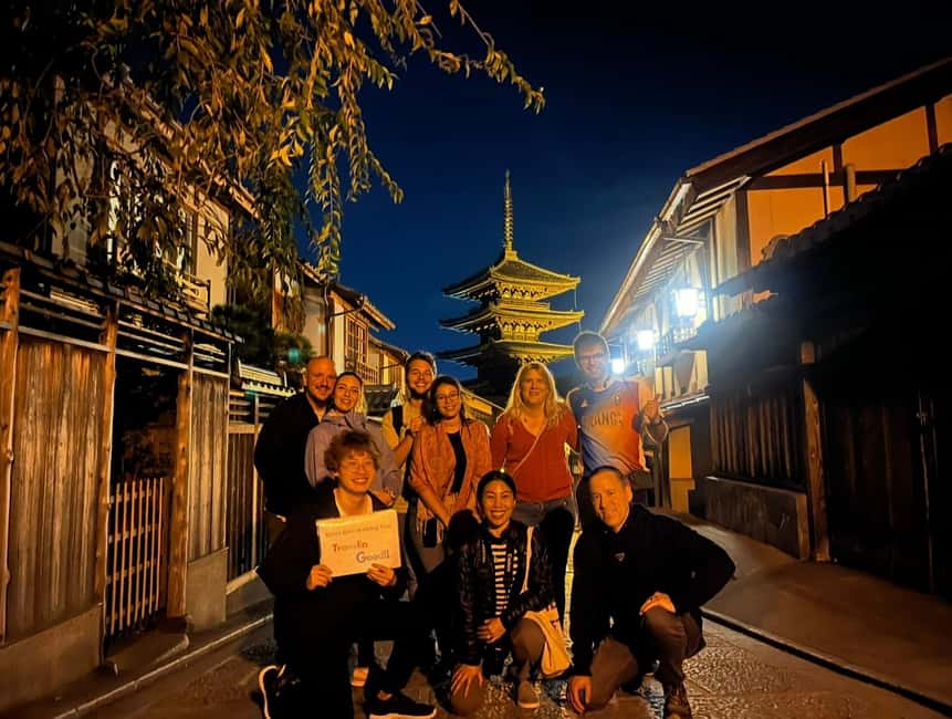 Kyoto: Gion Magical Night Walking Tour with Geisha Trivia - Meeting at Minamiza Theatre in Gion