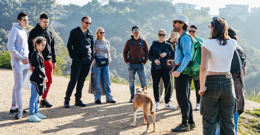 LA: Express Hollywood Sign Guided Walking Tour with Photos - The First Climb: Hollywood Talk Instead of Silent Steps