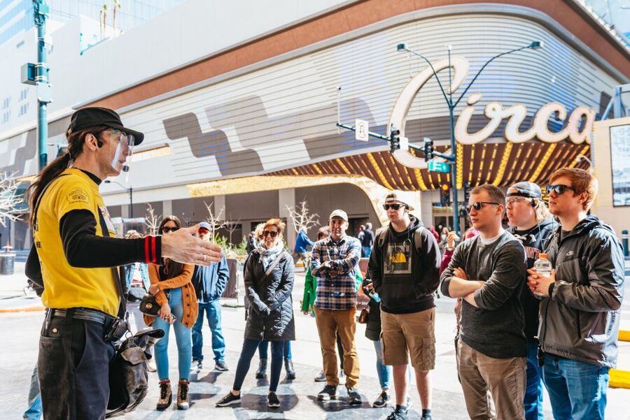 Las Vegas: Fremont Street Walking Tour - Wedding chapels, old casinos, and practical Vegas advice