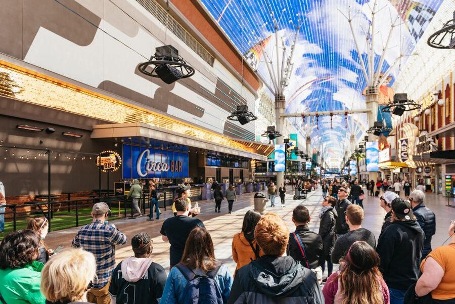 Las Vegas: Fremont Street Walking Tour - Heat, timing, and walking comfort
