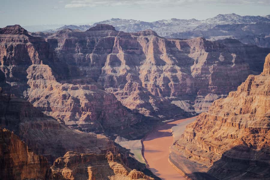 Las Vegas: Grand Canyon West Bus Tour with Guided Walk - First canyon stop: Eagle Point