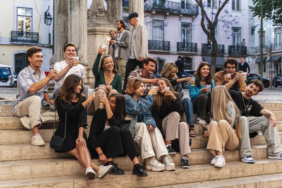 Lisbon: Private Dark History Walking Tour with Drinks - Two hours through Bairro Alto bars
