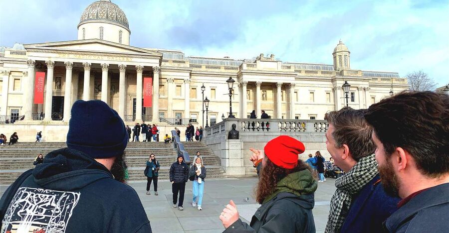 London: James Bond and Spies Walking Tour - Trafalgar Square and movie-location spotting