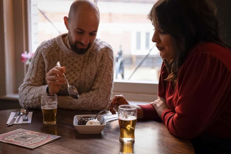 London's Best Bites: Soho & Chinatown Food Walking Tour - First stop: a Mediterranean cafe