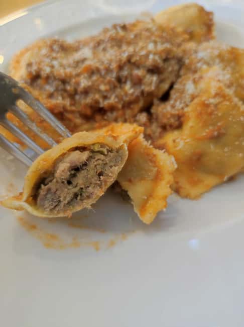 Lucca: Guided Food Walking Tour with Tastings - The restaurant lunch: tordelli is the main event