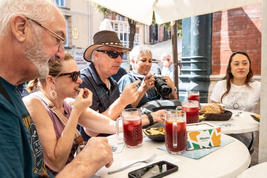 Malaga: Taste-of-Spain Walking Food Tour - Calle Larios and the first taste of Malaga